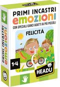 Headu - Primi Incastri Emozioni - Manualità e Curiosità per i più Piccoli, per Bambini 1-4 Anni, Un Gioco Educativo Made in Italy