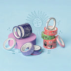 Set di 5 Nastri Adesivi Decorativi di Carta Kitty - Tape By Tape