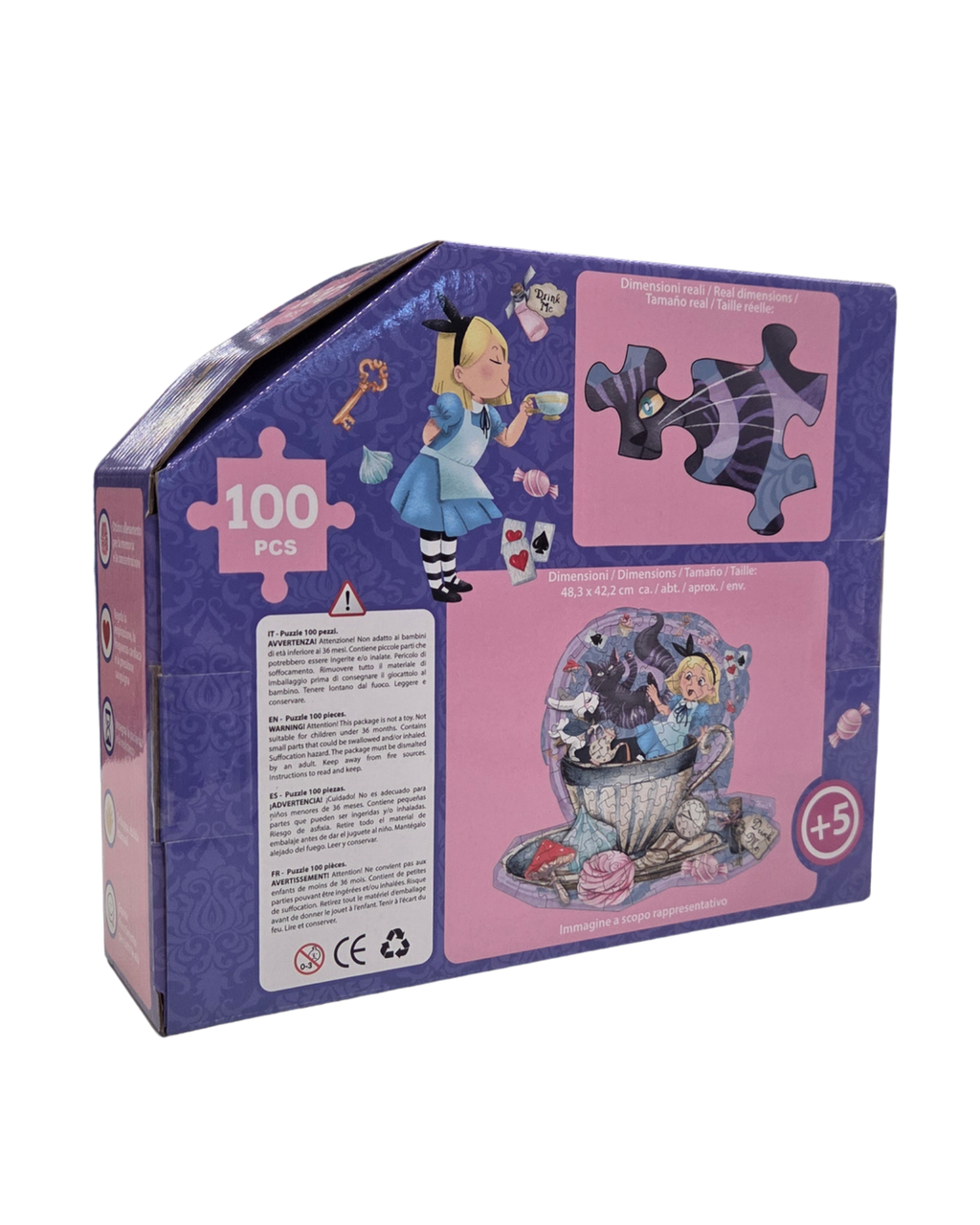 Puzzle - Le avventure di Alice - 100 pcs