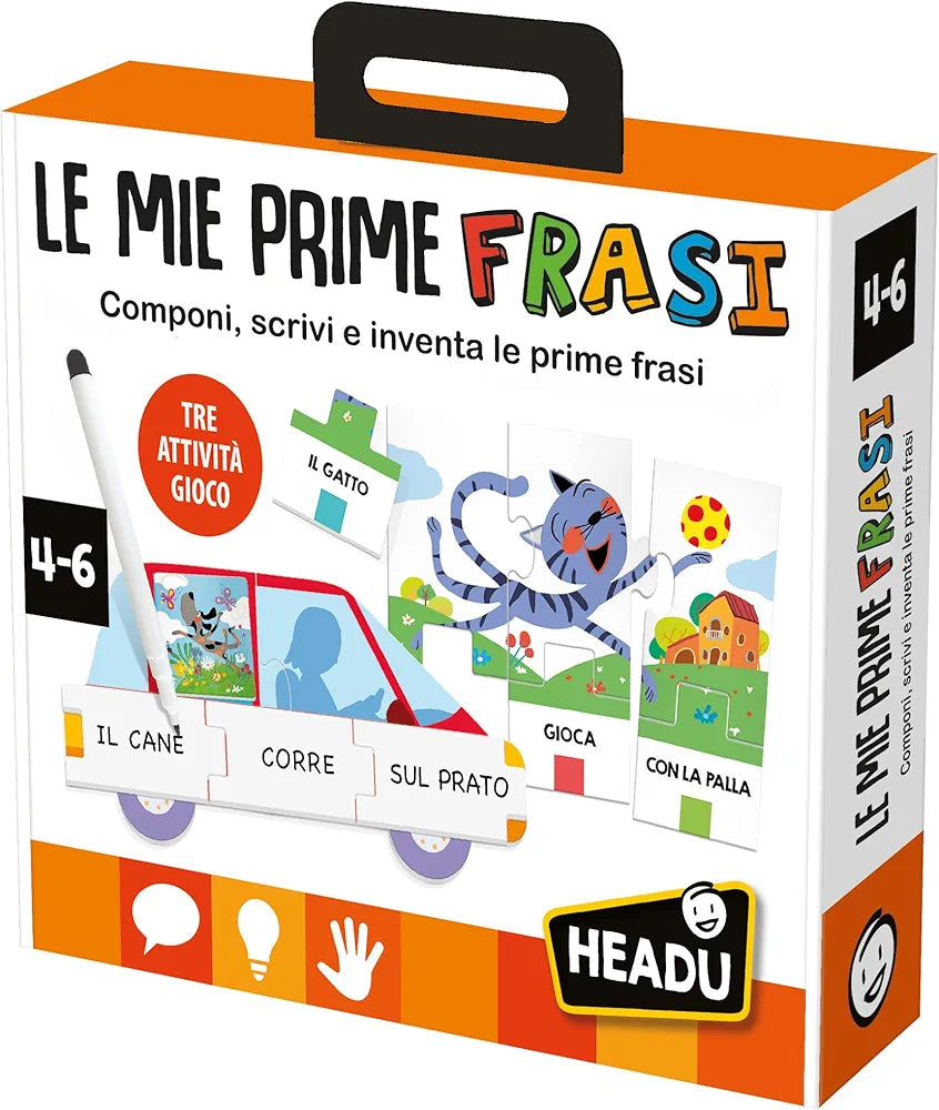 Headu, Le Mie Prime Frasi Unisex Bambini, Multicolore, Taglia Unica