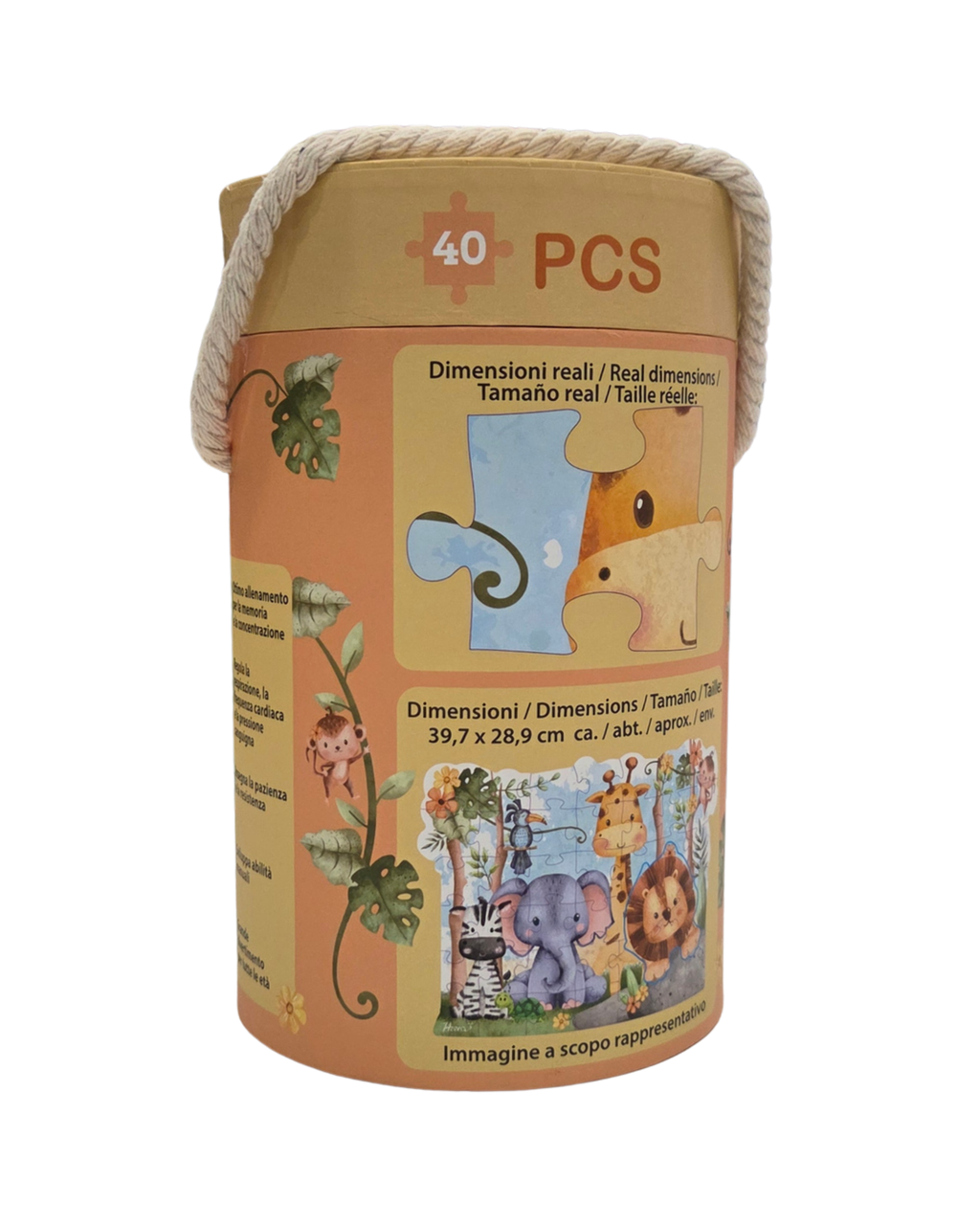Puzzle Animali della Giungla 40 pcs