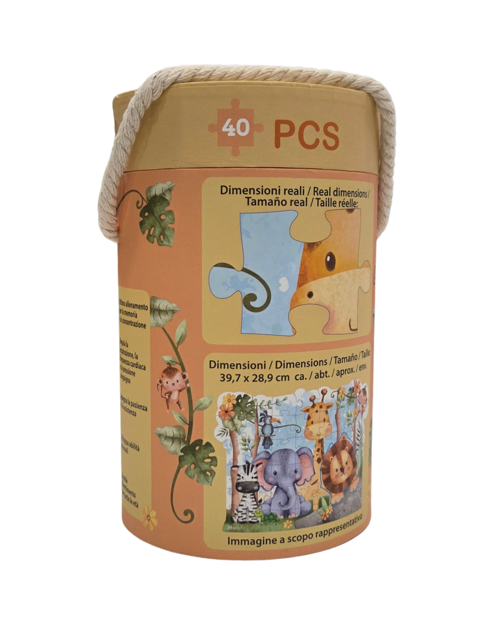 Puzzle Animali della Giungla 40 pcs
