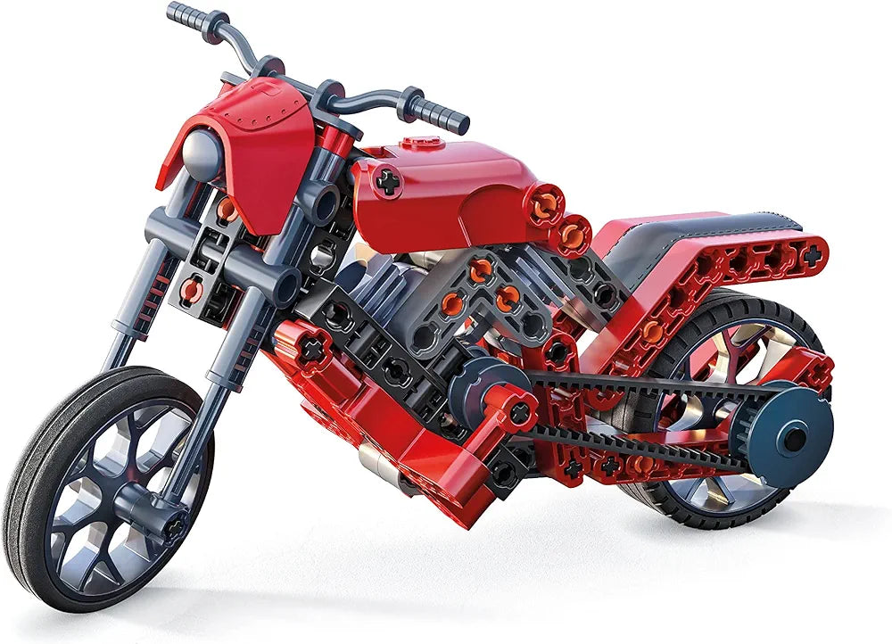 Clementoni Scienza e Gioco Build - Roadster e Dragster, Set di Costruzioni Bambini di 8+ Anni, Modellini Auto da Corsa