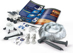 Clementoni Scienza e Gioco Lab - Asteroid Kit di Scavo Spaziale con Shuttle e Rover, Laboratorio Scientifico per Bambini dai 6+