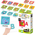 Headu Flashcards Alfabeto Tattile E Fonetico Montessori Leggi Tocca E Ascolta It23752 Gioco Educativo Per Bambini 2-5 Anni Made In Italy