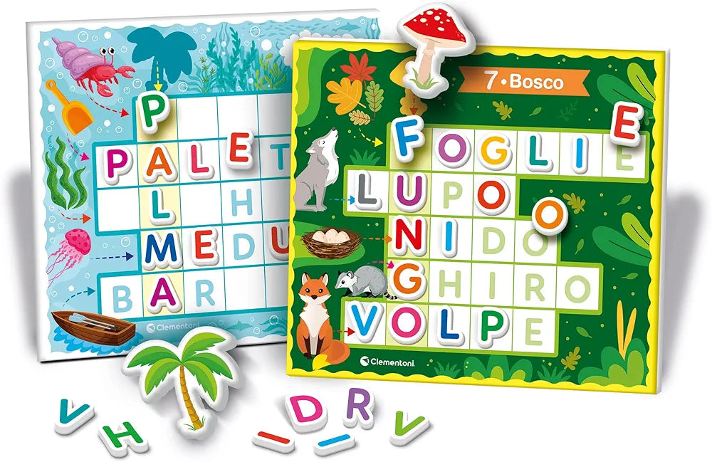 Clementoni Sapientino - Logic Lettere e Parole, Gioco Educativo Bambini 4-6 Anni
