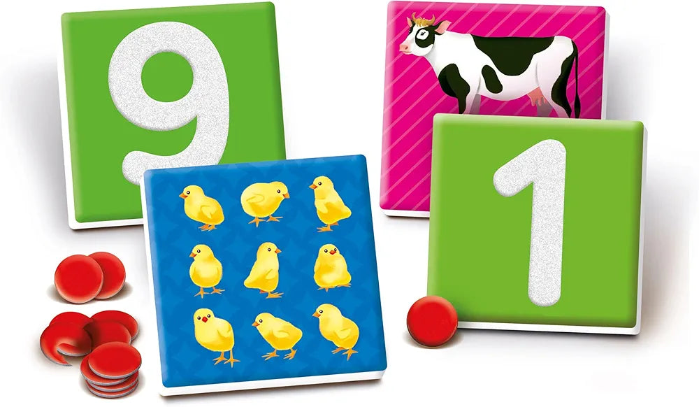Clementoni Sapientino Montessori - Numeri Tattili, Gioco Educativo Metodo Montessoriano
