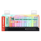 STABILO BOSS ORIGINAL Pastel Desk 15 Evidenziatori