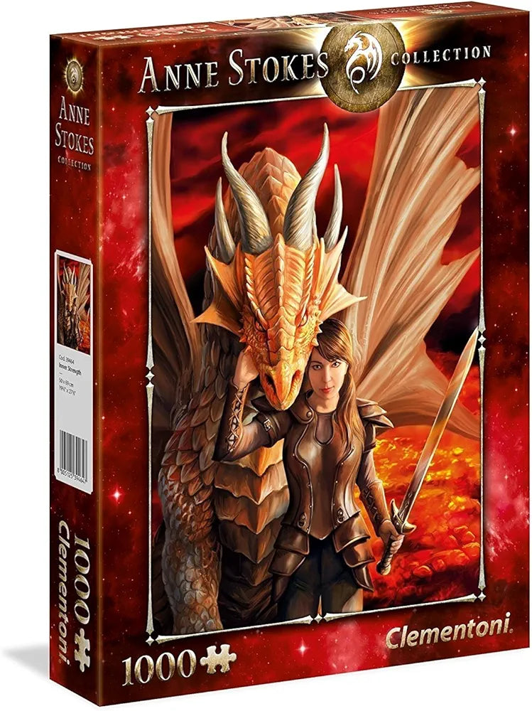 Clementoni -  Anne Stokes Puzzle - Inner Strenght - 1000 Pezzi
