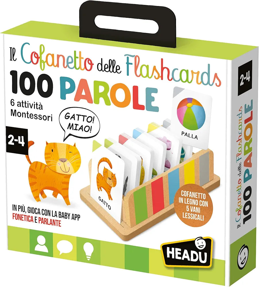 HEADU - Il Cofanetto delle Flashcards 100 parole