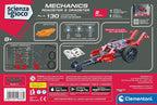 Clementoni Scienza e Gioco Build - Roadster e Dragster, Set di Costruzioni Bambini di 8+ Anni, Modellini Auto da Corsa