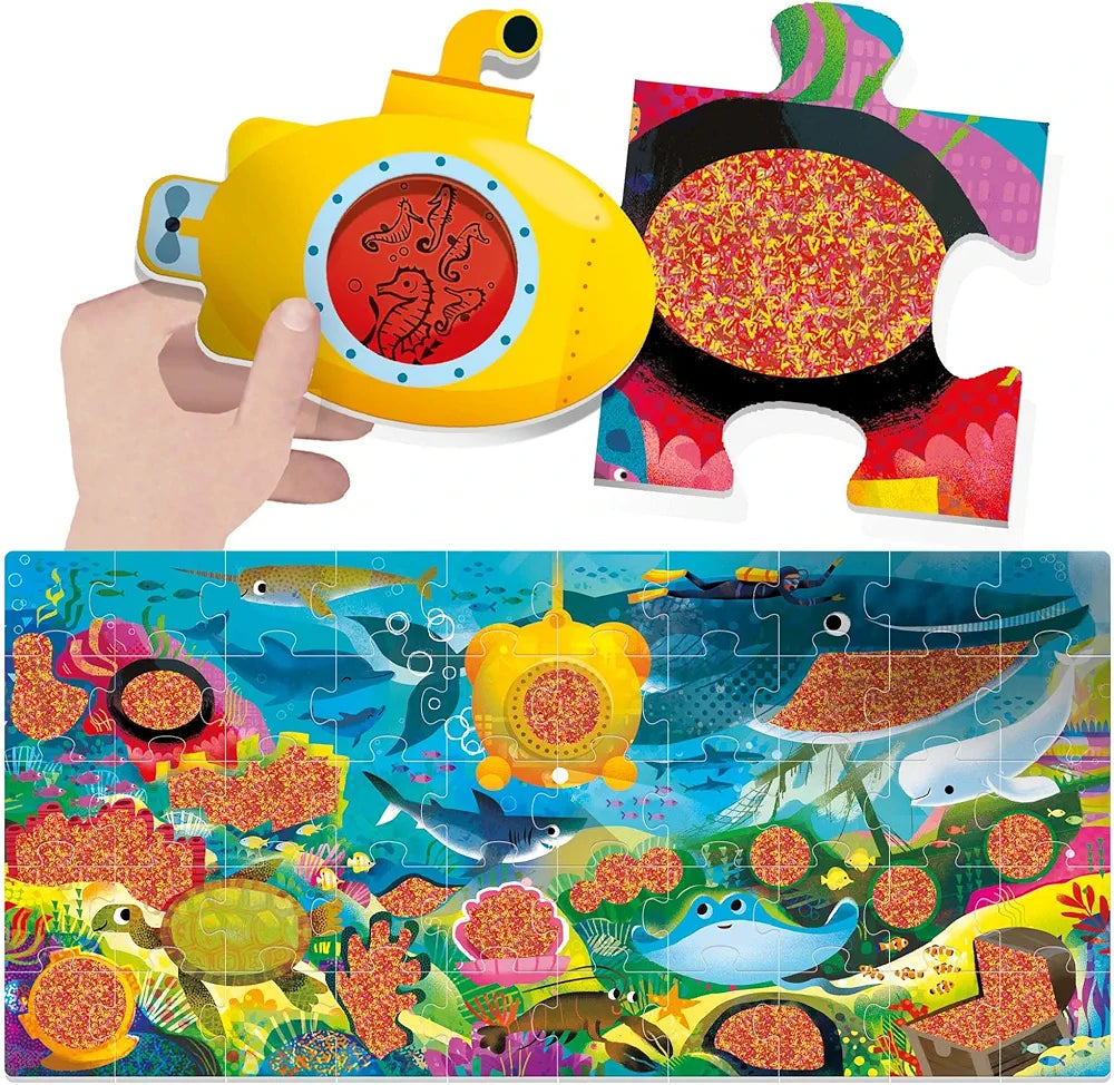 Headu Discover Puzzle Yellow Submarine Gioca e Scopri con il Magico Sottomarino