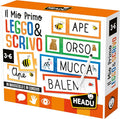 HEADU - Il Mio Primo Leggo e Scrivo, Imparo a Leggere e Scrivere a tre anni, Un Gioco Educativo per Bambini dai 3 ai 6 anni, Made in Italy