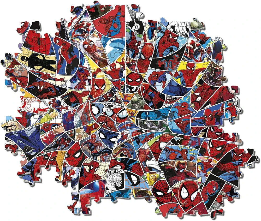 Clementoni Impossible Puzzle-Spider-Man - Puzzle, Medium, 1000 pezzi, Multicolor