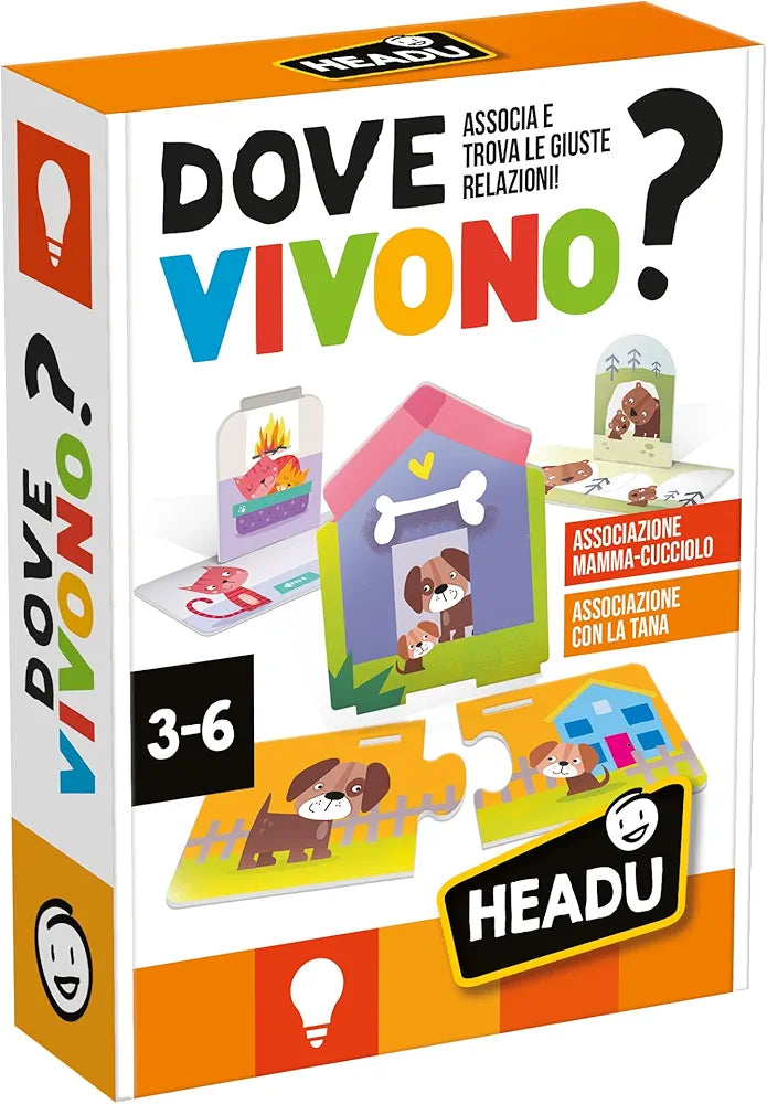 Dove Vivono - Associa e Trova le Giuste Relazioni!