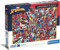 Clementoni Impossible Puzzle-Spider-Man - Puzzle, Medium, 1000 pezzi, Multicolor