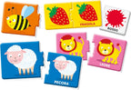 Clementoni - Sapientino Montessori Le Mie Prime 100 Parole, Gioco Educativo Bambini