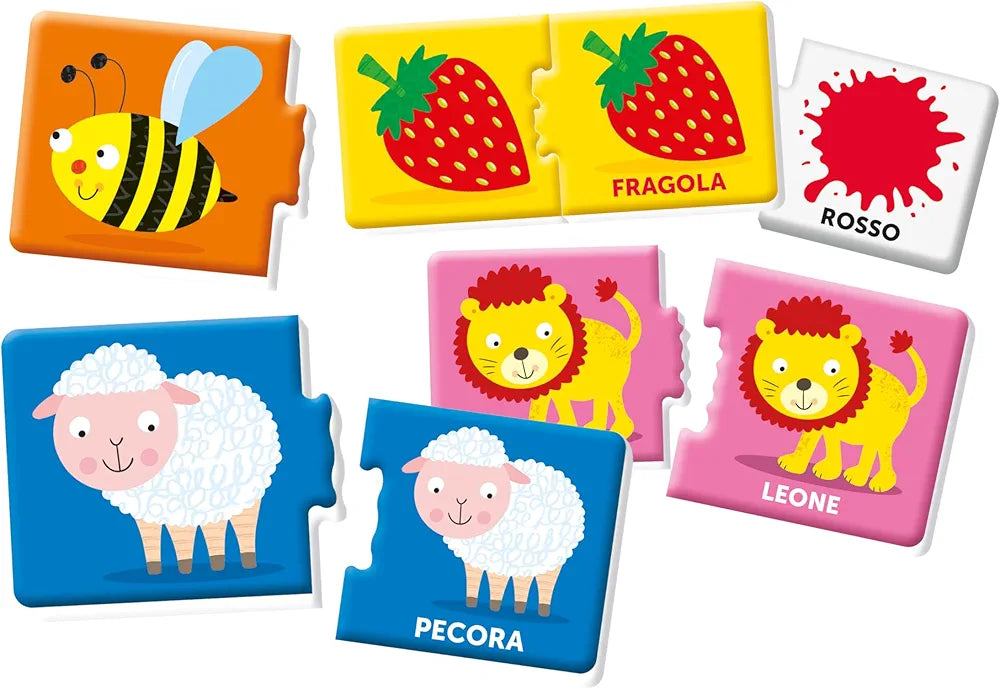 Clementoni - Sapientino Montessori Le Mie Prime 100 Parole, Gioco Educativo Bambini