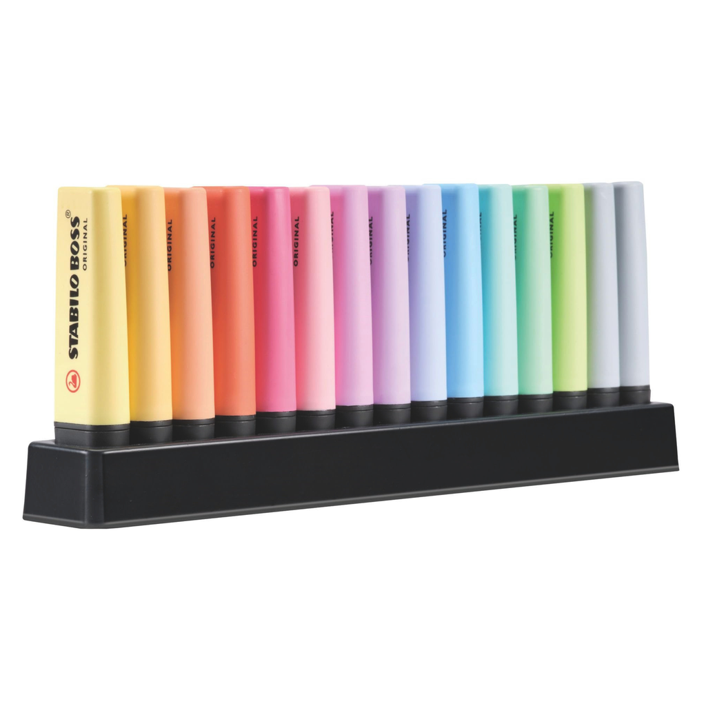 STABILO BOSS ORIGINAL Pastel Desk 15 Evidenziatori
