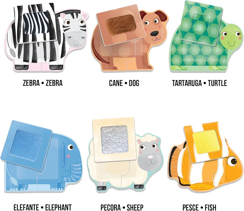 Headu - Tactile Animals Montessori