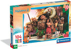MOANA DISNEY Puzzle per Bambini 104 Pezzi Supercolor