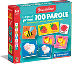 Clementoni - Sapientino Montessori Le Mie Prime 100 Parole, Gioco Educativo Bambini
