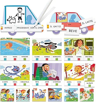 Headu, Le Mie Prime Frasi Unisex Bambini, Multicolore, Taglia Unica