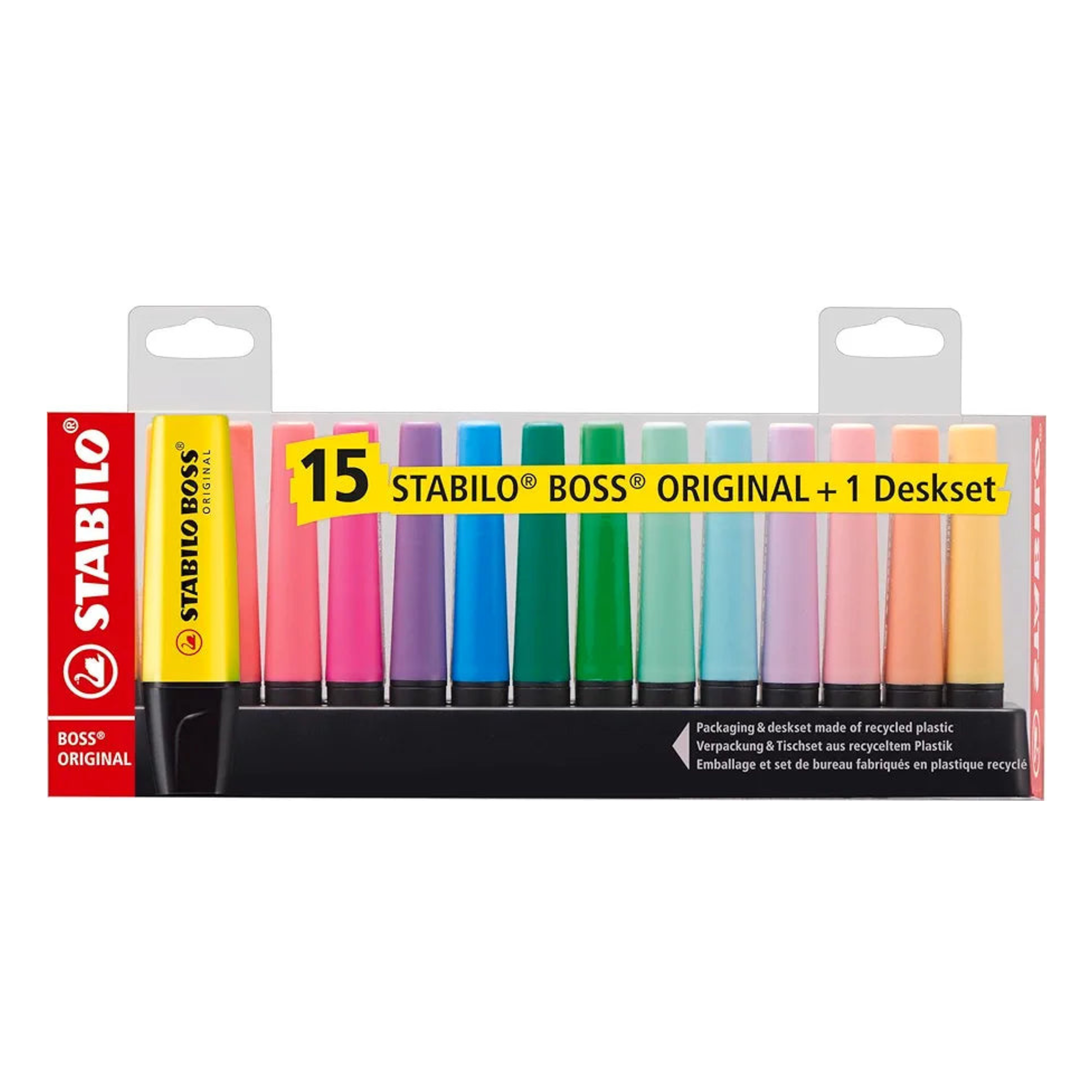 STABILO BOSS ORIGINAL - Evidenziatore - Desk-Set 15