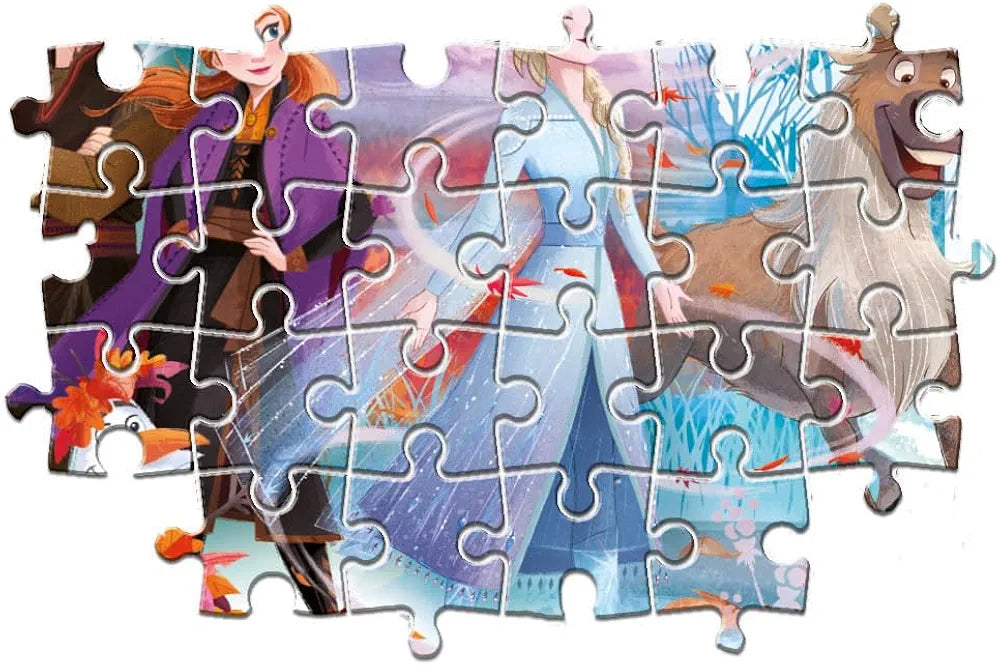 Supercolor Puzzle - Disney Frozen 2-24 maxi pezzi, puzzle bambini