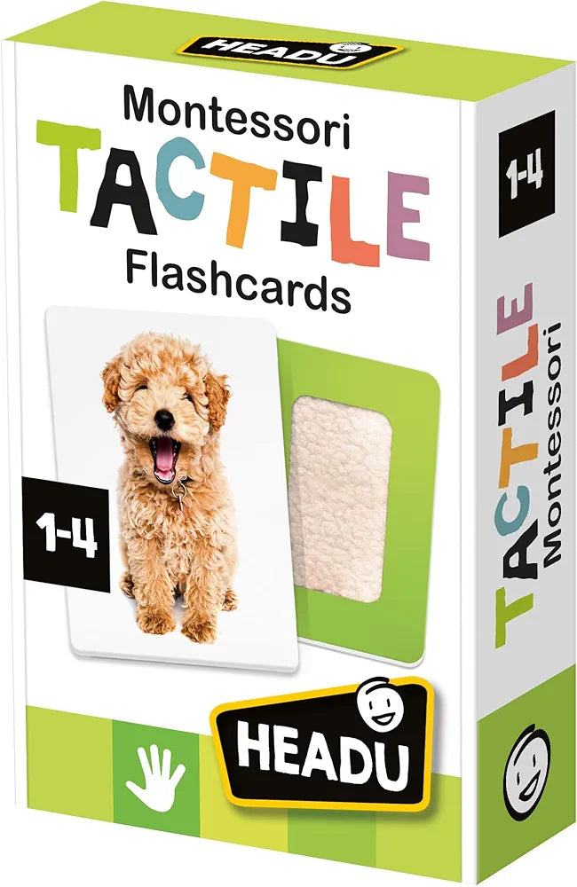Headu Flashcards Tactile Montessori Osserva Tocca E Senti Mu23738 Gioco Educativo Per Bambini 1-4 Anni Made In Italy