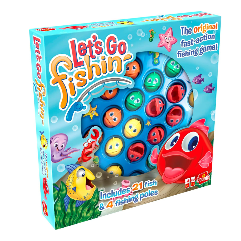 LET'S GO FISHIN'- Goliath - Gioco di Pesca Originale per Bambini