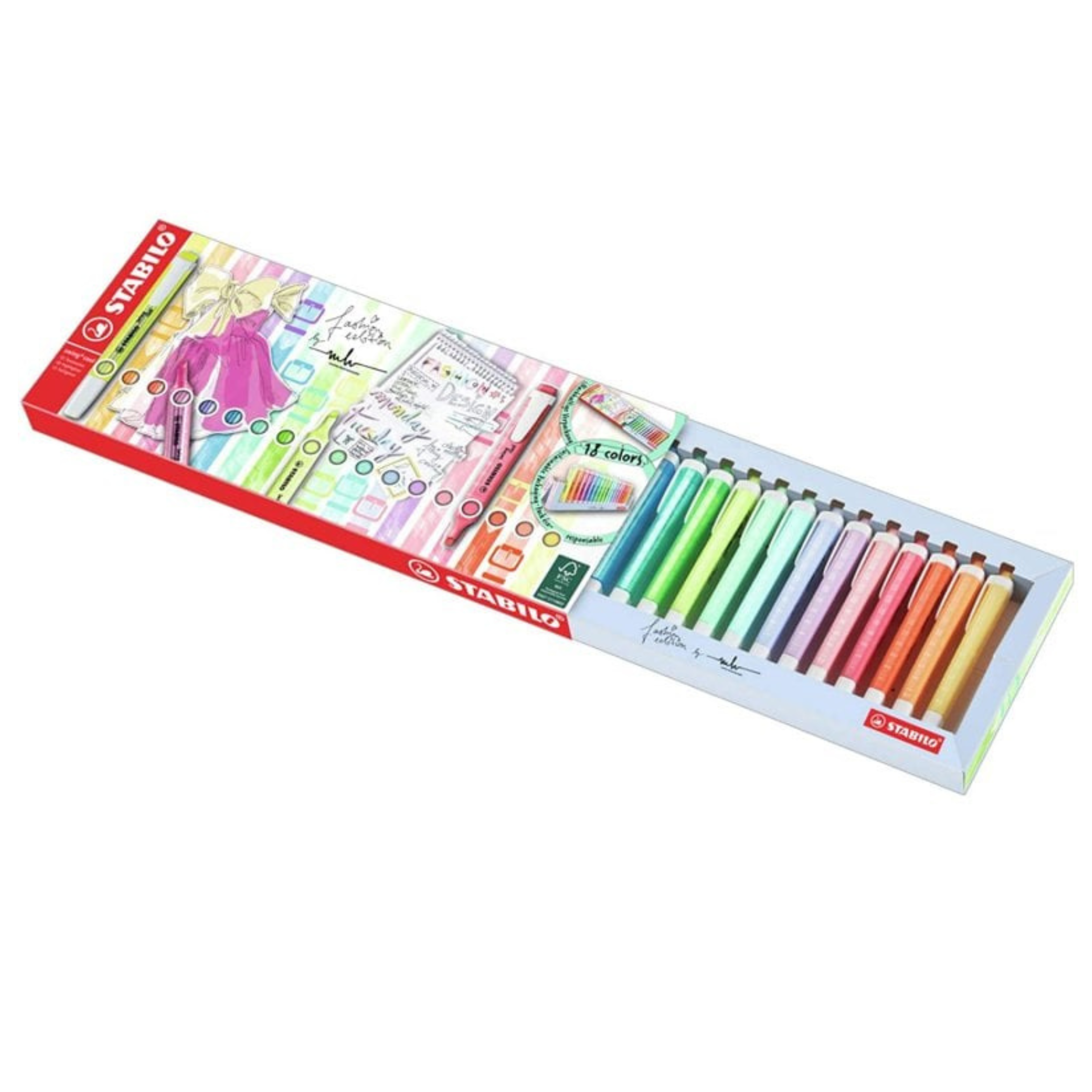 STABILO swing cool NatureCOLORS Desk 18 Colori