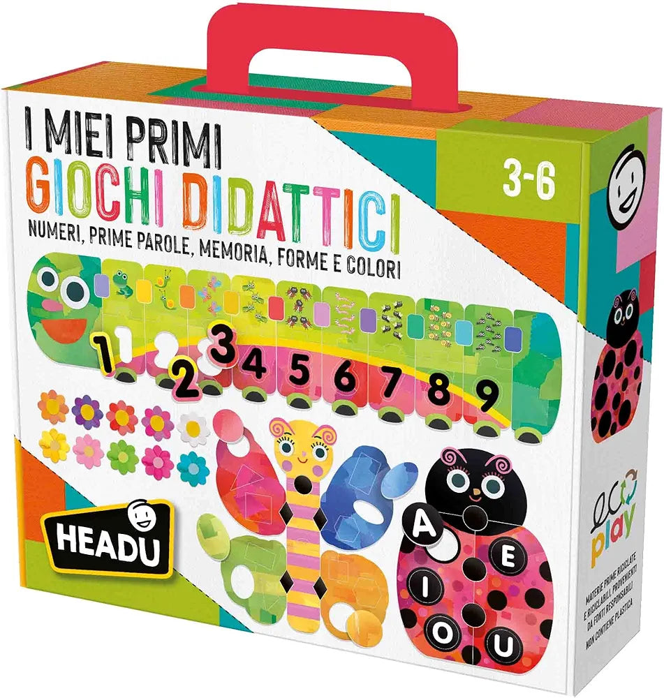 Headu i Miei Primi Giochi Didattici Numeri Vocali Forme Colori e Memoria