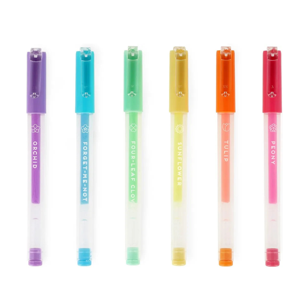 Legami - Set di 6 Penne Mini Gel Pastello