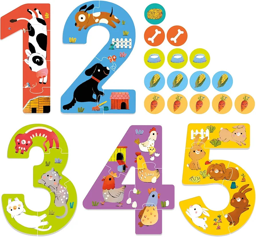 Headu Happy Numbers Play And Count Mu55218 Gioco Educativo