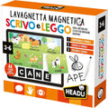 Headu - Lavagnetta Magnetica Scrivo e Leggo - Con il Metodo dei 3 Step per Imparare Davvero!