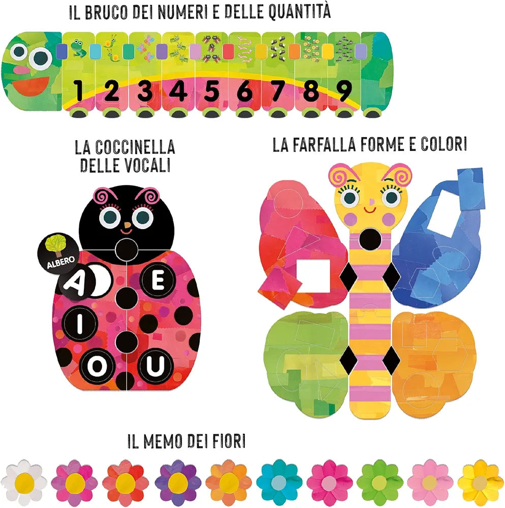 Headu i Miei Primi Giochi Didattici Numeri Vocali Forme Colori e Memoria