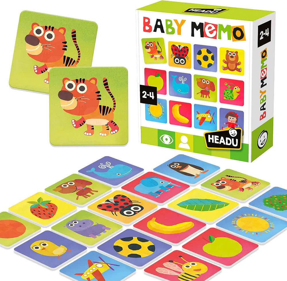 HEADU - Tactile Baby Memo Il Mio Primo Gioco Di Memoria