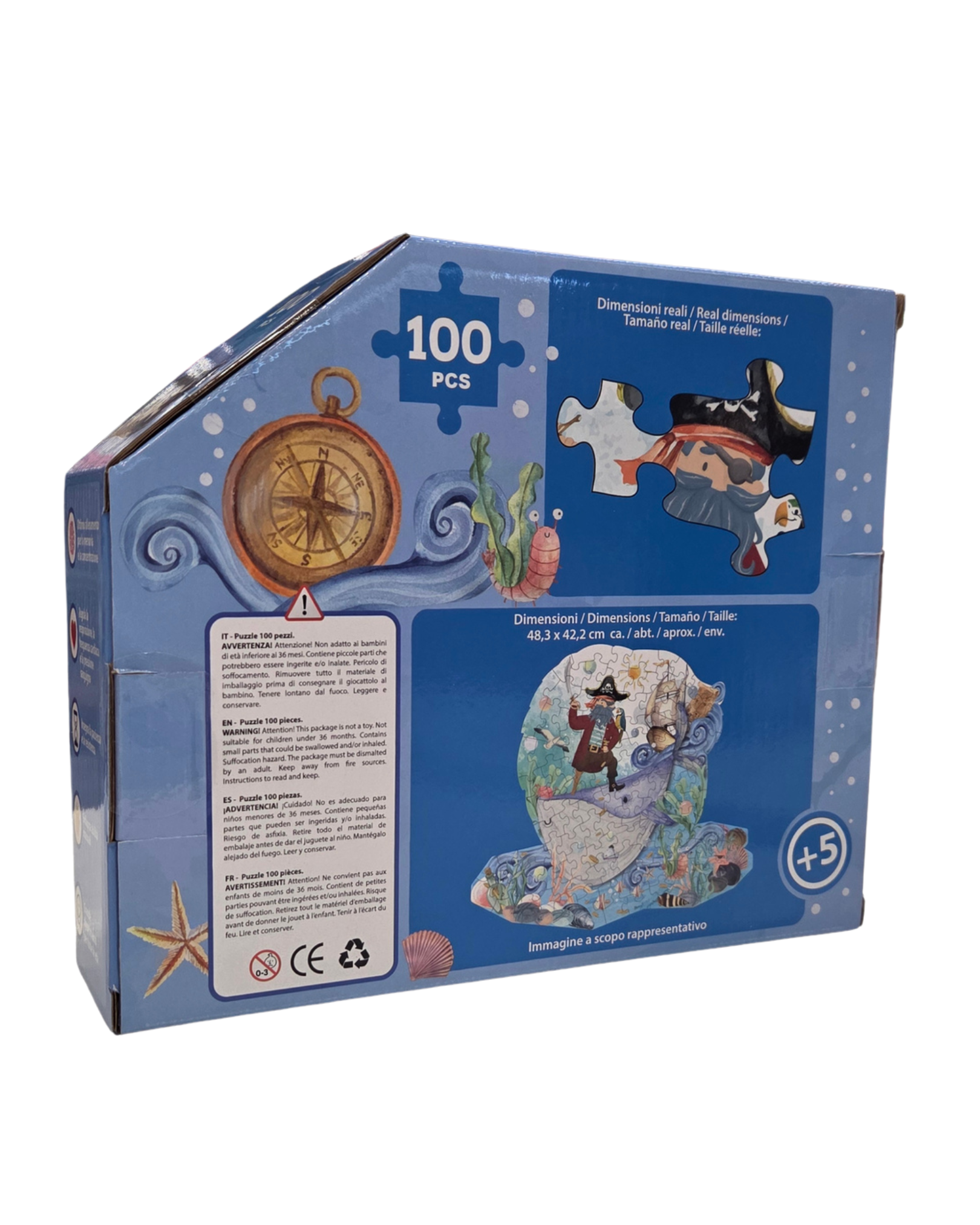 Puzzle - Il Pirata Frank 100pcs