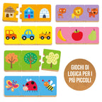 Prime associazioni – ganci didattici per allenare la logica e classificare – 12m+ – headu