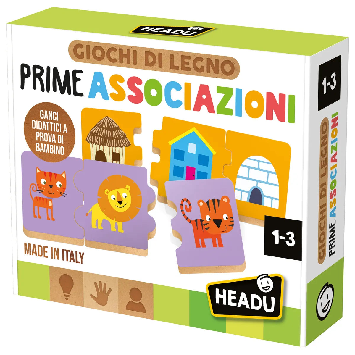 Prime associazioni – ganci didattici per allenare la logica e classificare – 12m+ – headu