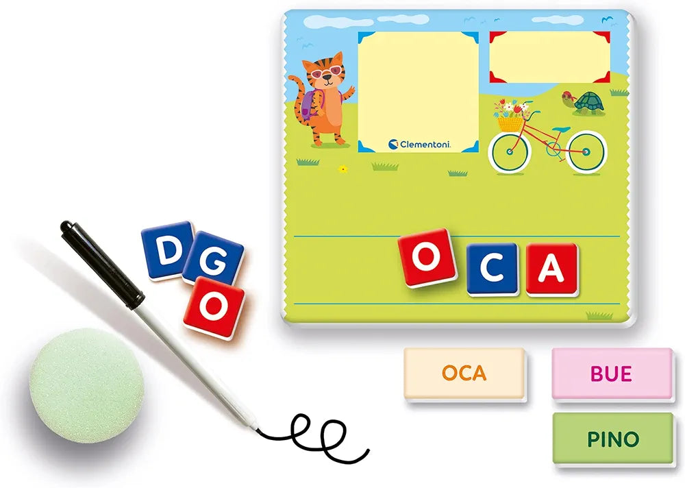 Clementoni Sapientino Montessori - Imparo a Scrivere, Gioco Educativo Bambini