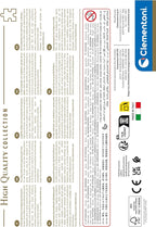 Clementoni - Puzzle 1000 Pezzi per Adulti e Ragazzi, Special Series, Tema DC Comics Batman