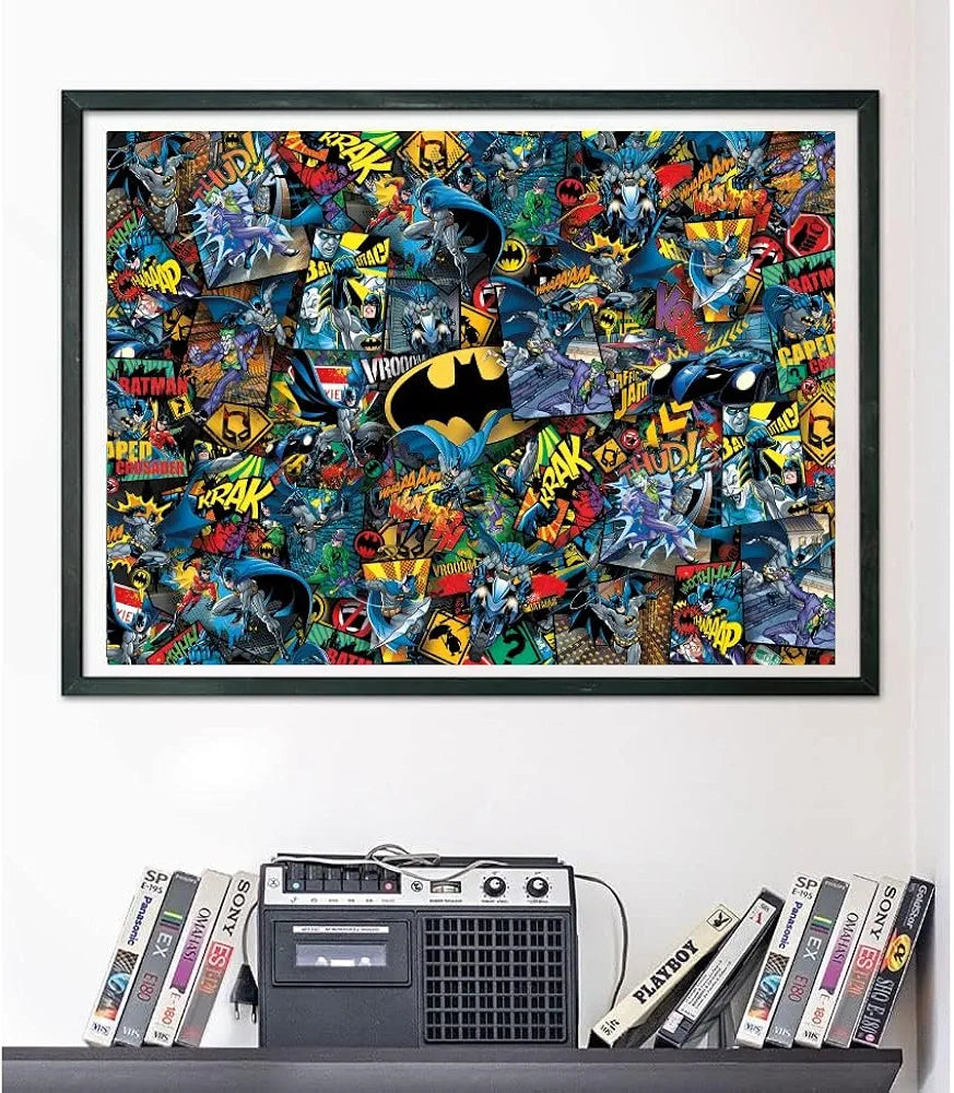 Clementoni - Impossible Puzzle - Batman - 1000 Pezzi - Made In Italy - Puzzle Adulti