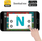 Headu Flashcards Alfabeto Tattile E Fonetico Montessori Leggi Tocca E Ascolta It23752 Gioco Educativo Per Bambini 2-5 Anni Made In Italy