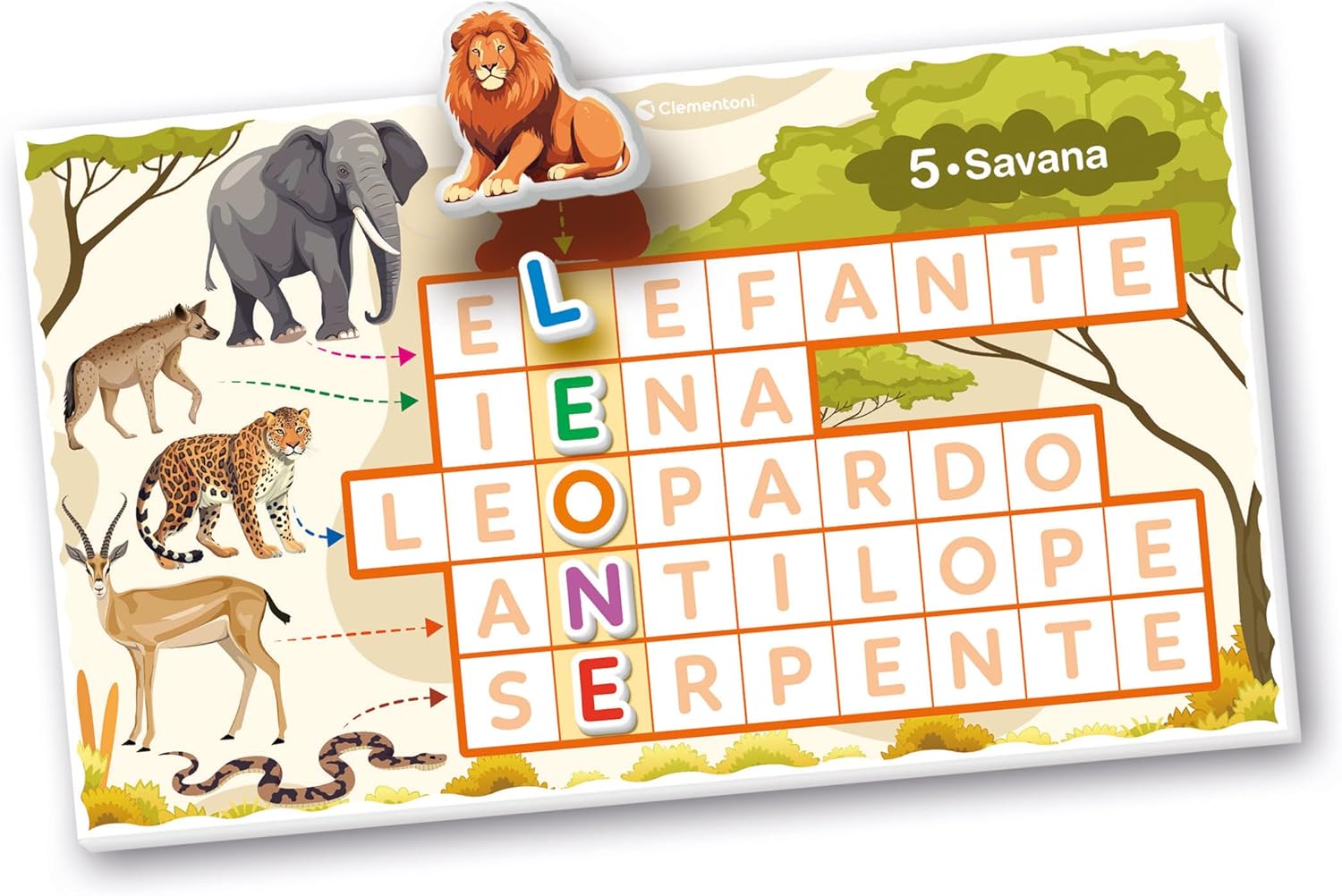 Clementoni Sapientino - Logic Lettere e Parole, Gioco Educativo Bambini 4-6 Anni