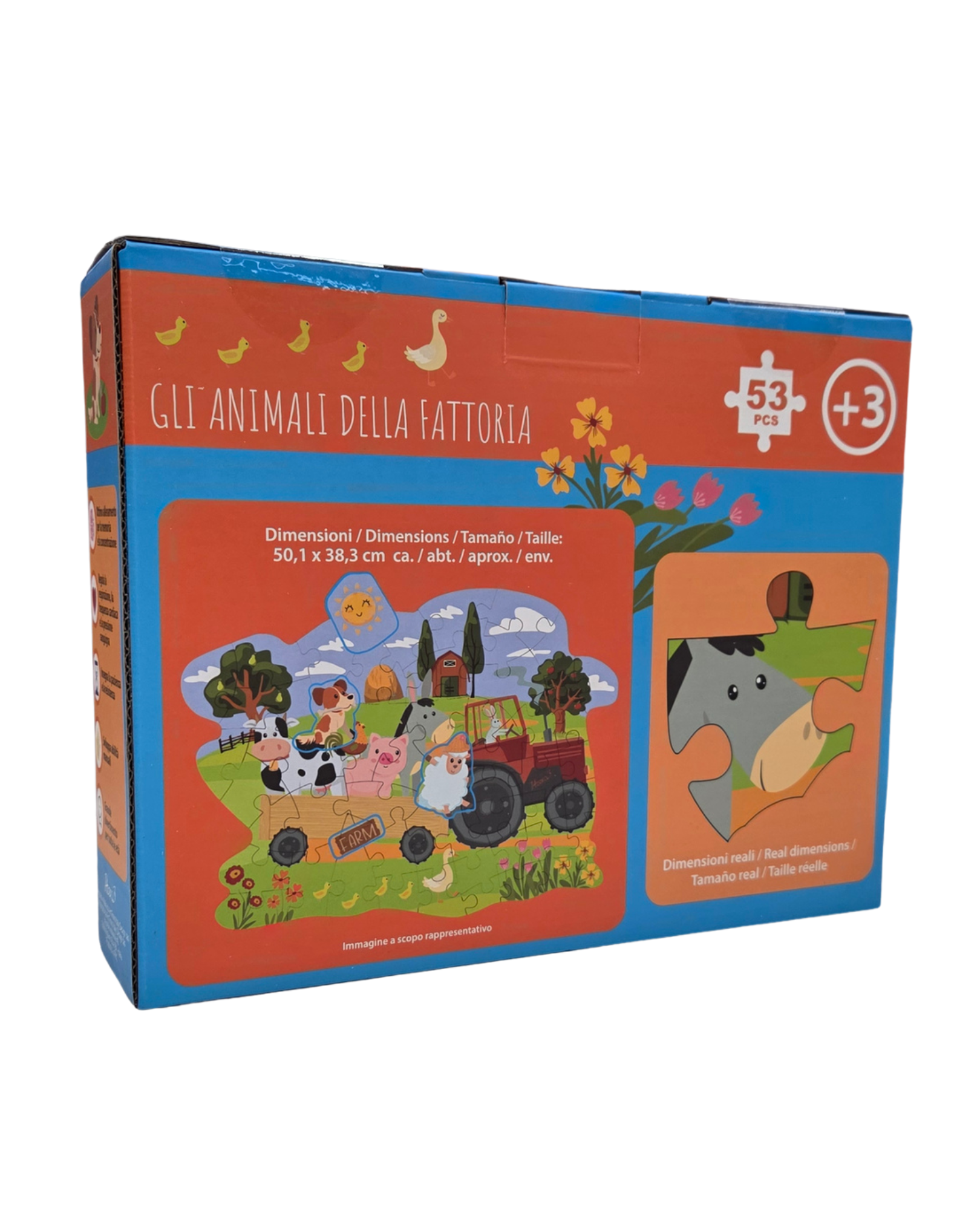 Puzzle - Gli Animali della Fattoria 53pcs