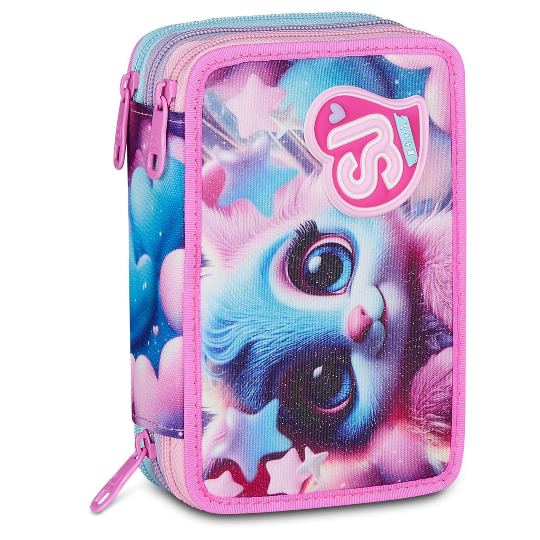 SJ Magical Fantasy Girl - Astuccio Scuola 3 Zip