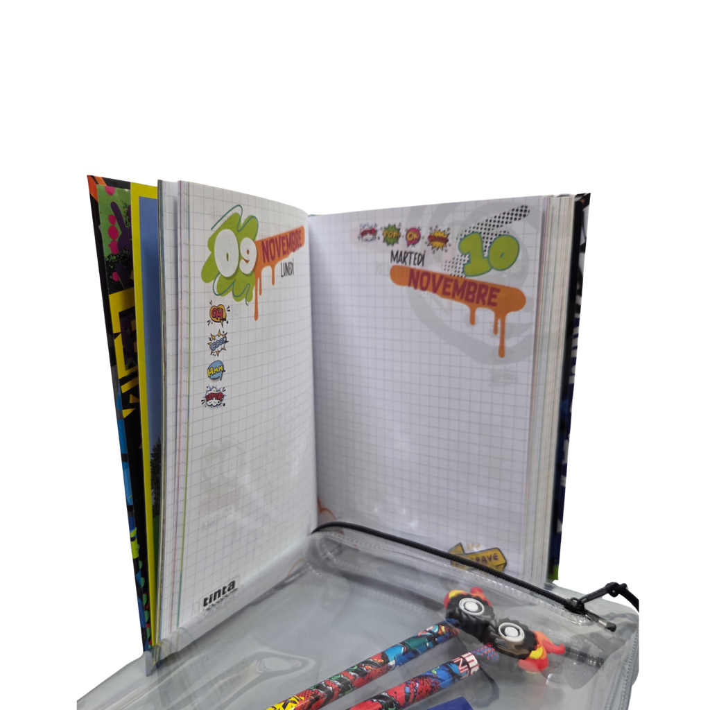 Diario Tinta Unita Boy and Girl - 12 mesi