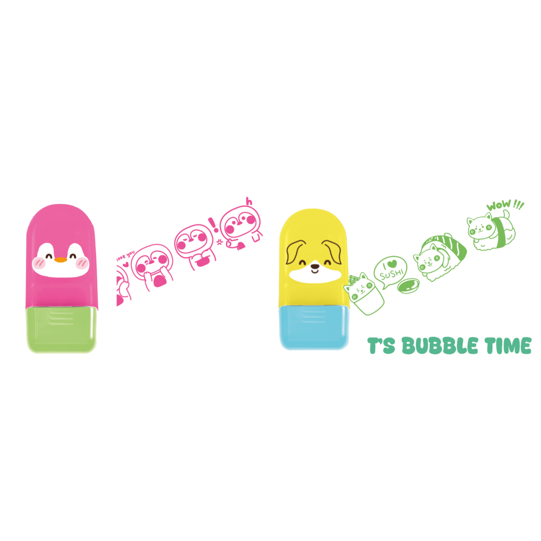 Timbro Roller Bubble Tea Tinta Unita zoo